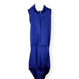 Body Wrappers Premiere Collection Royal Blue Womens Leotard XS